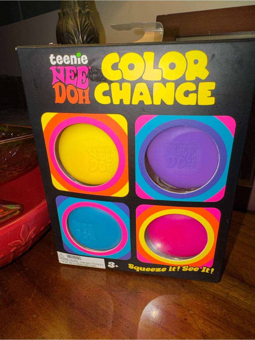 Schylling NeeDoh Color Change Mini 4 pack Authentic-New & Sealed